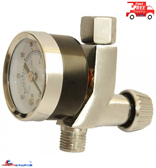 Mini air regulator gauge / spray gun gauge